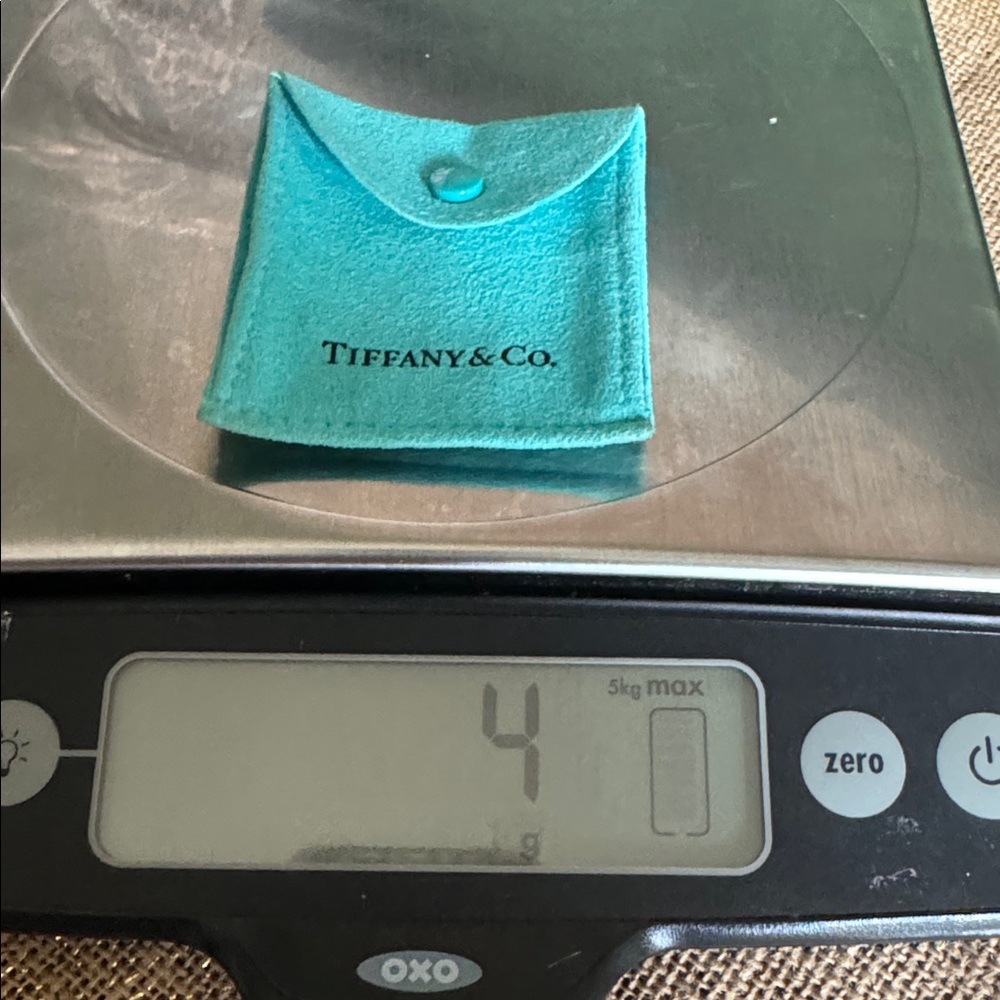 Tiffany & Co 925 Sterling Silver (41) 4mm beads, broken chain & engraved tag - Picture 4 of 7